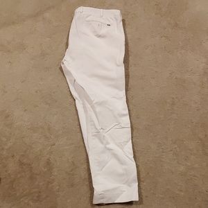 White Slim fit stretch Polo chino
